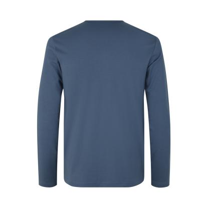 ID 0518 Interlock T-shirt med lange ærmer, indigo
