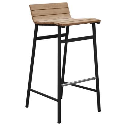 Venture Design Mexico barsæt med 4 stole, natur/sort 