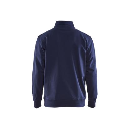 Blåkläder 3365 sweatshirt half-zip, marineblå