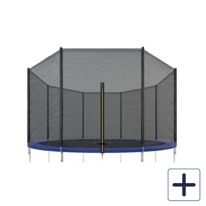 Viking Sports sikkerhedsnet til trampolin med 6 stolper, yderside
