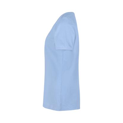 ID PRO Wear CARE 0373 T-shirt med v-hals, dame, lys blå