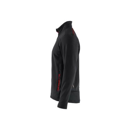Blåkläder 4765 microfleece jakke, sort/rød