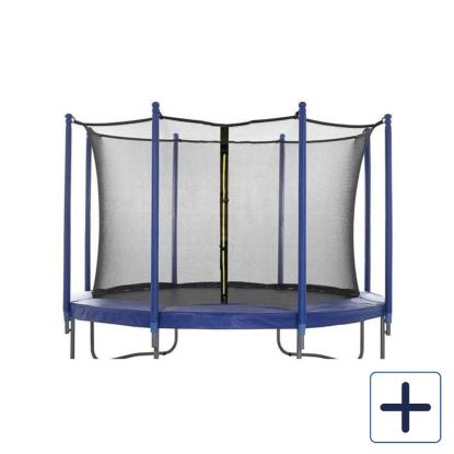 Viking Sports sikkerhedsnet til trampolin med 8 stolper, inderside