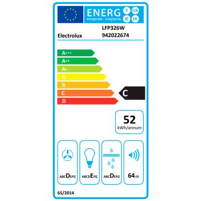 Electrolux LFP326W skabsintegreret emhætte
