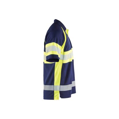 Blåkläder 3338 high vis UV poloshirt, marineblå/hi-vis gul