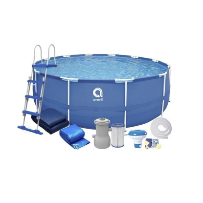 Avenli pool sæt med filterpumpe, Ø450 x 122 cm