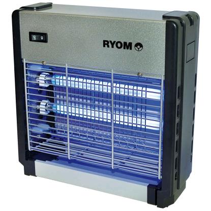 RYOM insektfælde, 2 x 6W, plast/aluminium - 75 m²