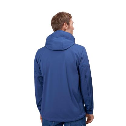 ID 0836 softshelljakke, letvægt, stormy blue