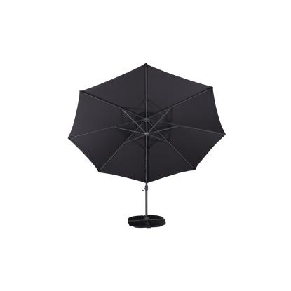 Venture Design Leeds justerbar parasol, sort, Ø350 cm
