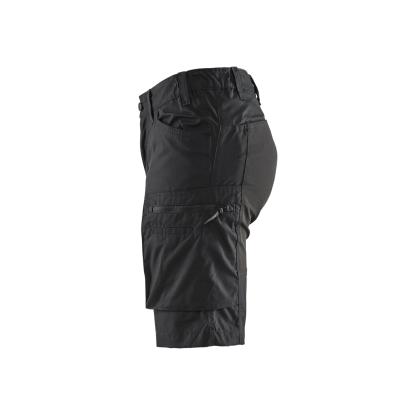 Blåkläder 7149 dame service shorts med stretch, sort
