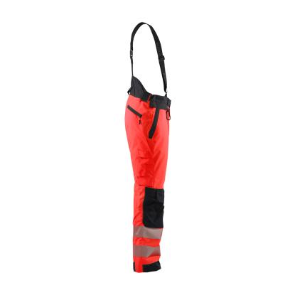 Blåkläder 1875 high vis vinter buks, hi-vis rød/sort
