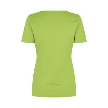 ID 0506 Interlock T-shirt med v-hals, dame, lime