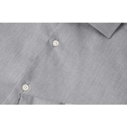 Seven Seas SS8 Fine Twill skjorte, modern, silver grey