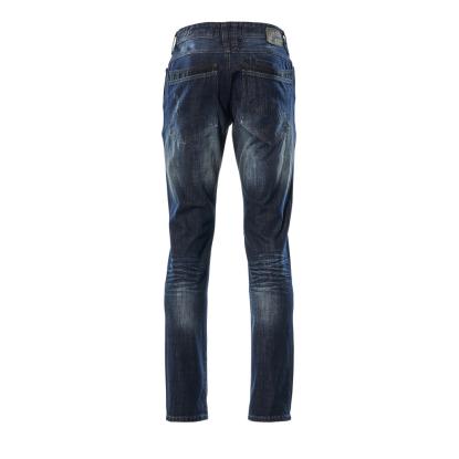 MASCOT FRONTLINE Manhatten Jeans, vasket blå denim