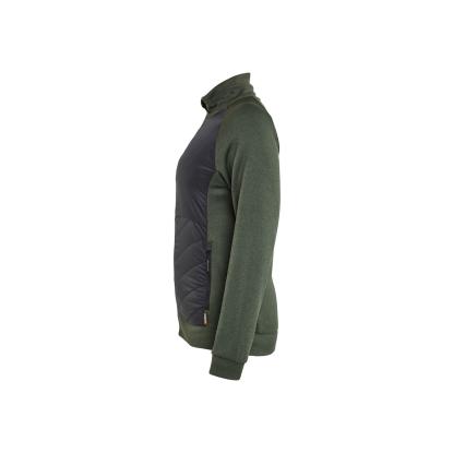 Blåkläder 3419 dame hybrid sweatshirt, efterårsgrøn/sort