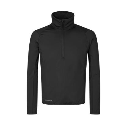 GEYSER G21090 stretch trainer træningsjakke med kort lynlås, sort