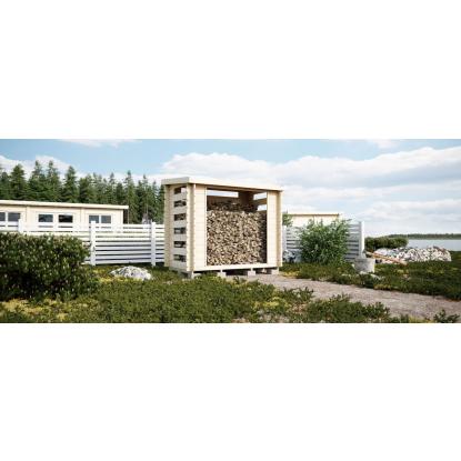 Luoman Lillevilla Juolukka brændeskur - 2,4 m²