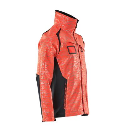 MASCOT ACCELERATE SAFE softshell jakke, hi-vis rød/mørk marine