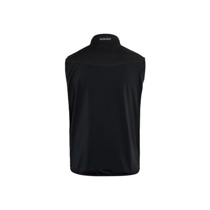 Blåkläder 3850 softshell vest, sort/rød
