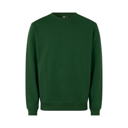 ID PRO Wear CARE 0380 sweatshirt, ubørstet, flaskegrøn