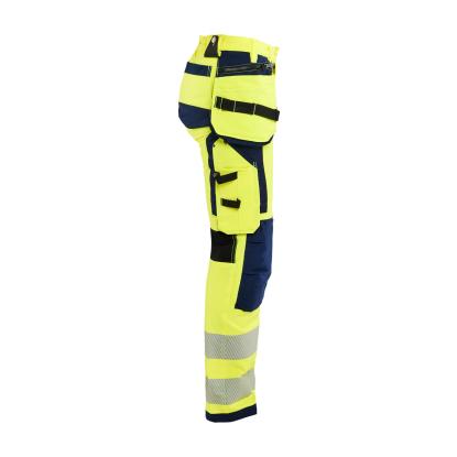 Blåkläder 7197 dame high vis buks 4-vejs stretch, hi-vis gul/marineblå