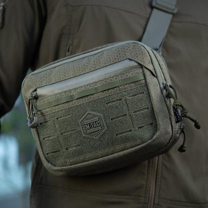 M-TAC Elite Hex EDC skuldertaske, ranger green