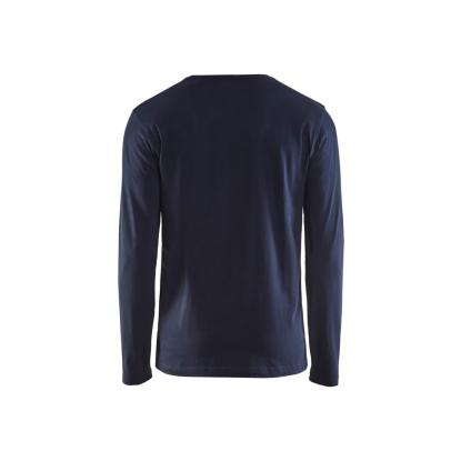 Blåkläder 3500 t-shirt lang ærme, mørk marineblå