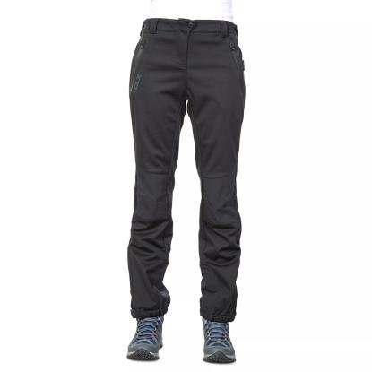 DLX SOLA softshell vandrebukser, vandtætte, dame, sort