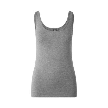 ID 0599 tanktop med stretch, dame, grå melange