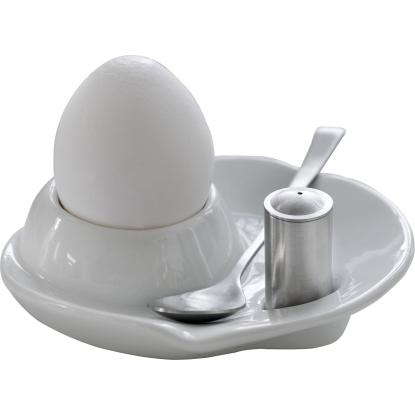 Steel-Function æggebæger med ske, porcelæn