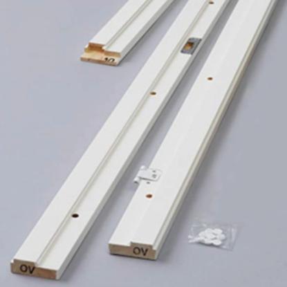 Swedoor +Karm dørkarm med tætteliste, 75 mm, hvid - 208,9 cm høj Swedoor +Karm dørkarm med tætteliste, 75 mm, hvid - 208,9 cm høj