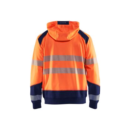 Blåkläder 3546 high vis hættetrøje, hi-vis orange/marineblå
