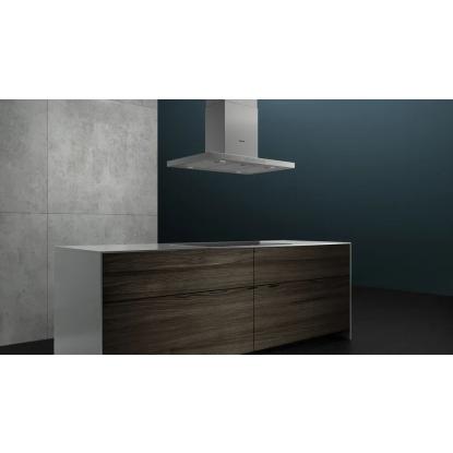 Siemens iQ500 frithængende emhætte LF97BCP50, rustfrit stål, 90 cm