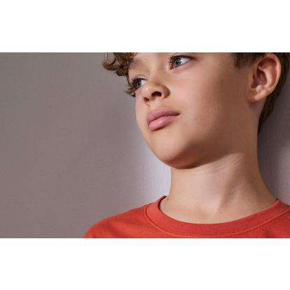 ID 40552 økologisk T-shirt, børn, koral