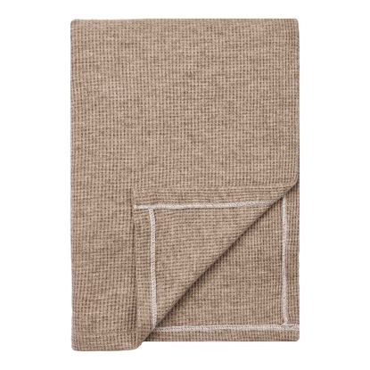 Puno plaid, taupe, 156 x 130 cm