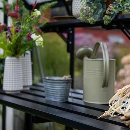 Halls integreret foldbart lamelbord til Icon Gardenhouse 8, 13,0 m²