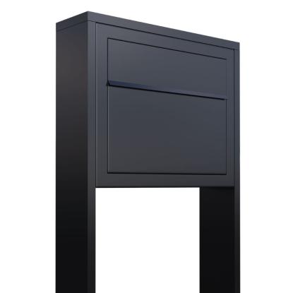 Bravios Elegance postkasse med stander, sort