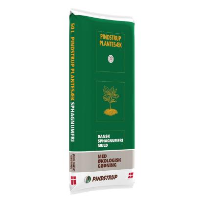 Pindstrup plantesæk med økologisk gødning, sphagnumfri, 66 x 50 liter - 3300 liter