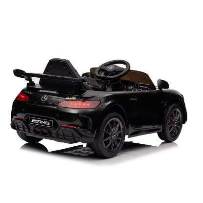 Mercedes AMG GTR elbil, 2 x 12V, sort