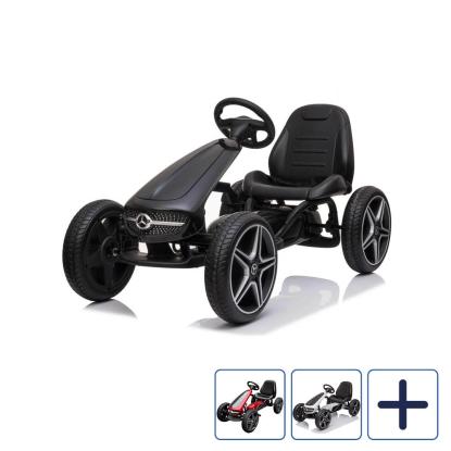 Mercedes Benz gokart med gummihjul
