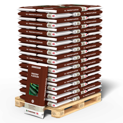 Pindstrup plantesæk til økologisk dyrkning, 66 x 50 liter - 3300 liter