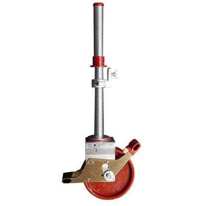 JUMBO hjul Ø20 cm med bremse til rullestillads, justerbar 30 cm - 1400200