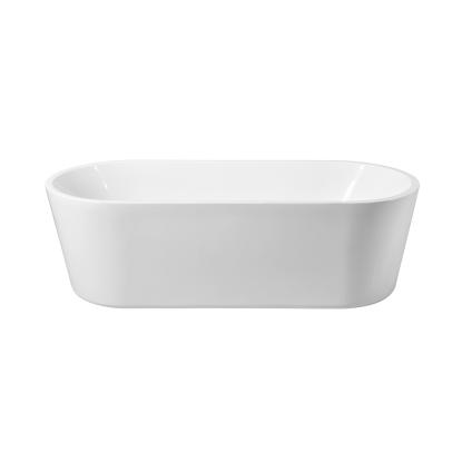 Milobad 1881 fritstående badekar, ovalt, 80 x 56 x 178 cm