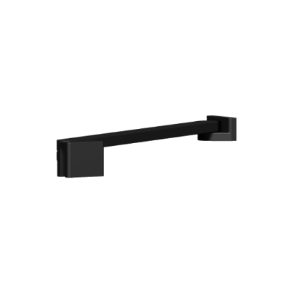 Scanbad Match arm til fast væg, model D, 30 cm, sort