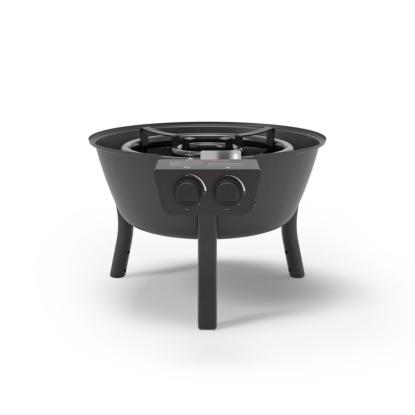 Muurikka gasbrænder med ben, sort, Ø48 cm