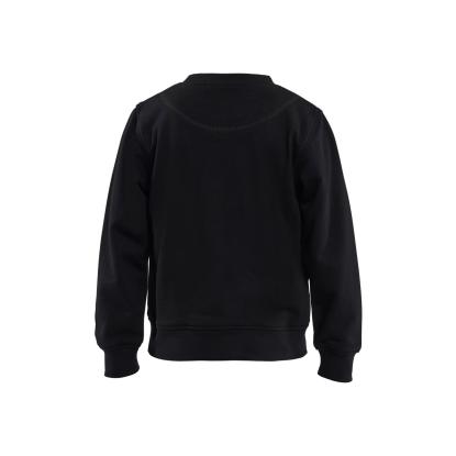 Blåkläder 5205 sweatshirt til børn, sort/hi-vis gul