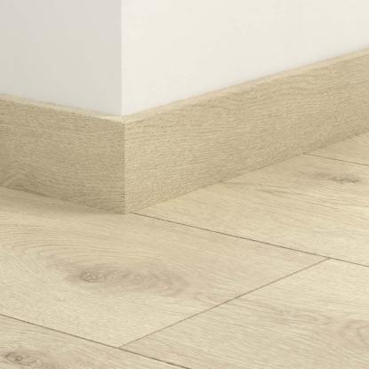 Pergo fodliste, lige, Light Beige Oak, laminat, 12 x 58 x 2400 mm