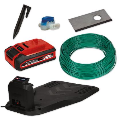 Einhell FREELEXO SMART 750 robotplæneklipper med batteri og ladestation, 750 m²