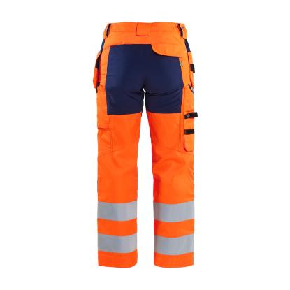 Blåkläder 7163 dame high vis buks med stretch, hi-vis orange/marineblå