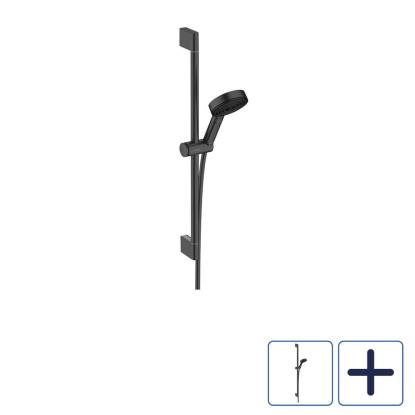 hansgrohe Pulsify Select S Relaxation brusesæt , Ø105 mm, 3-jet, mat sort